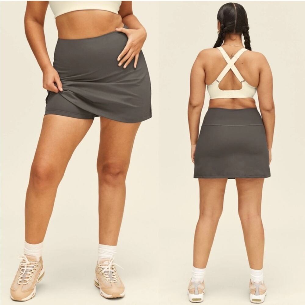 Girlfriend Collective Gray Skort